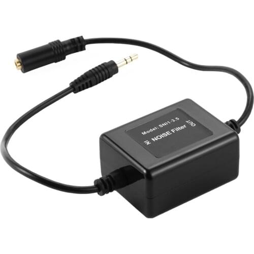 3.5mm Aux Audio Noise Filter Ground Loop Isolator Suppressor Car Electrical Stereo Headphone Eliminator