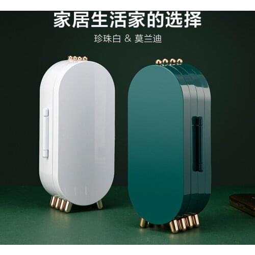 Folding Screen Earring Necklace Display Stand Holder Plastic Clear Ear Studs Display Rack Jewelry Storage Box Designer Luxury