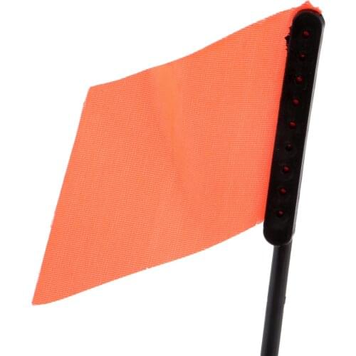 Foldable Triangular Ice Fishing Tip-Up with Orange Flag Ice Fishing Rod Pole