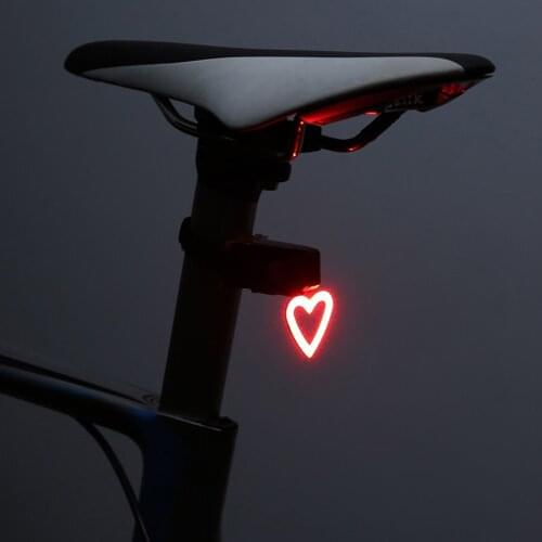 Bicycle Bike Light Multi Lighting Modes LED Taillight Rear Tail Safety Warning Cycling USB rechargeable Flashlight for seatpost