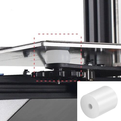 High Temperature Silicone Solid Spacer Hot Bed Leveling Column For CR-10/ CR10S Ender-3 3D Printer Parts
