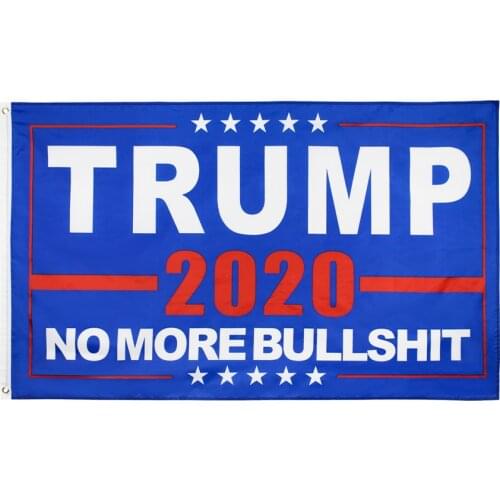 Yehoy 90*150cm no more bullshit great donald Trump Flag For 2020 President USA