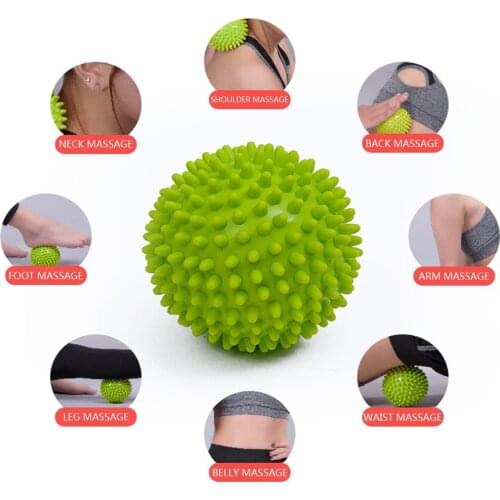 1 Pcs Full Body Massage Spiked Balls Point Touch Relieve Hand Foot Muscle Pain Physiotherapy Relaxing Home Sports Care Tools
