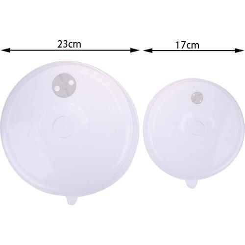 1pc Plastic Microwave Food Cover Clear Lid Safe Vent Kitchen Tools Home Accessories