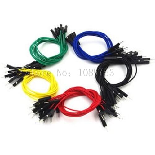 100pcs,1p-1p 2.54mm Pin Dupont wire cable Male to Male Connector Length:200mm