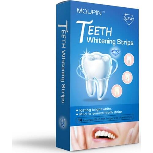 Teeth Whitening 14PCS Strips New Transparent Wet Tooth Paste Fresh Breath Whitening Tooth Paste Fast Whitening in 30 Minutes