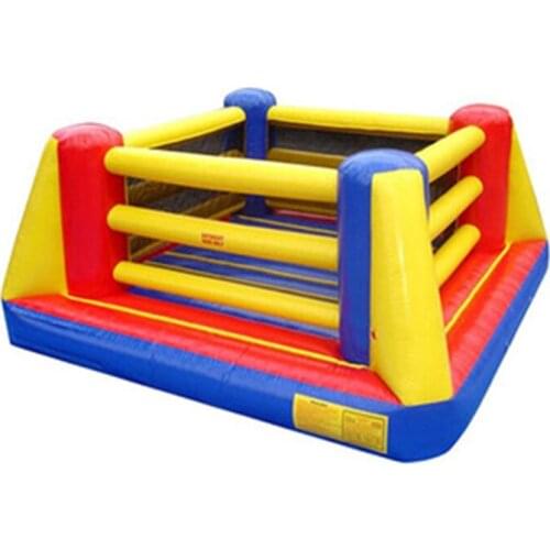 4m/5m/6m Giant Inflatable Trampoline Toy Wrestling Jumping Bouncy Boxing Rings Bounce House Sport Game For Children Adult