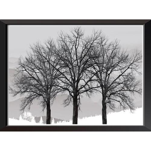 5d Diamond Painting New Arrivals Black And White Dead Tree Diamond Embroidery Cross Stitch Rhinestones Full Mosaic A404