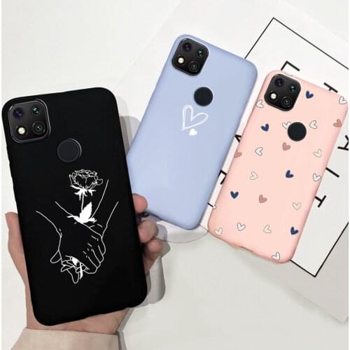 Cute Love Heart Case For Xiaomi Poco X3 NFC X2 F2 Pro Mi Note 10 Pro Mi 5X A1 A3 A2 8 9 10 10T Lite SE 9T Pro CC9 CC9e TPU Cover