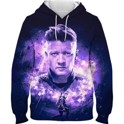 Hawkeye Hoodies Autumn 3D Print Casual Women Oversized hoodie Harajuku Boy Girl Child Long sleeve sweatshirts Cool Mens clothes