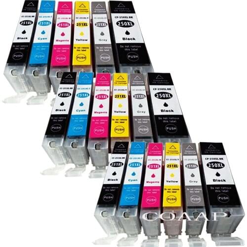 18 Compatible PGI 250 CLI 251 ink cartridge For canon PIXMA MG5420 MG5422 MG5520 MG5522 MG6420 IP7220 MX722 MX922 IX6820 printer