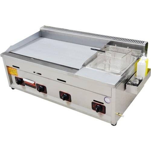 Commercial Fryer Gas Grill Deep Fryer Grilled Roast Freidora Chicken Frying Machine Gas Griddles Deep Frying Machine