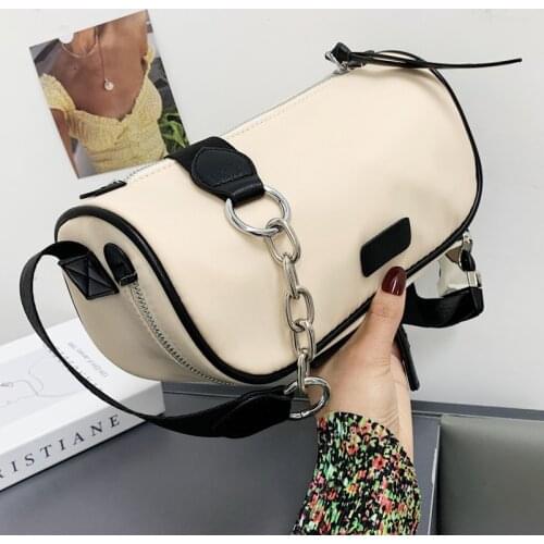 Small bag 2021new fashion trendy chain messenger bag female bag casual waist bag net celebrity simple and versatile shoulder bag