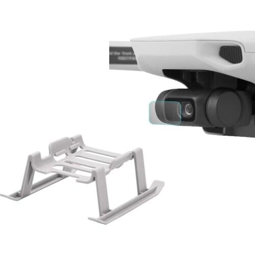 Mavic mini landing gear tray bracket body bottom case protection leg & 2pcs lens film for dji mini drone Accessories