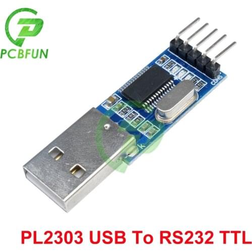 PL2303 USB To RS232 TTL PL2303HX Auto Converter Module for Arduino Converter Adapter STC Microcontroller Brush Machine Board