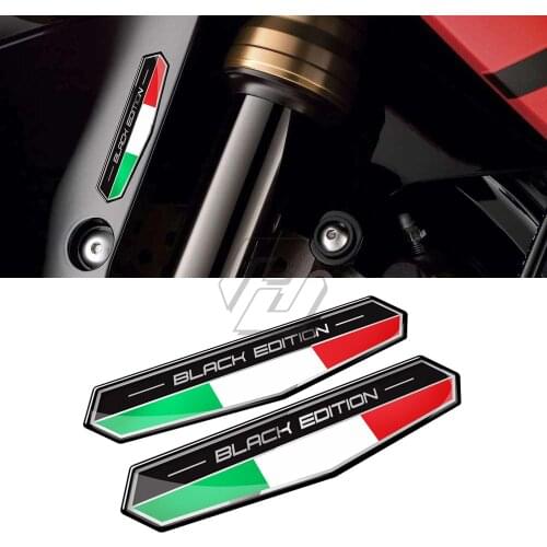 Motorcycle Decal Italy Flag Sticker Italia Black Edition Decal Case for Piaggio Vespa GTS GTV LX Decal Aprilia Ducati Triumph