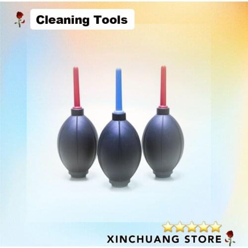Set of 2 Dust removal mobile phone computer camera vacuum cleaner air blowing ball silicone cleaning repairing tool