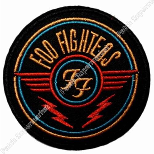 3" FF Patch Heavy Metal Music PUNK Rock Band LOGO Embroidered SEW IRON ON Applique Cap Hat