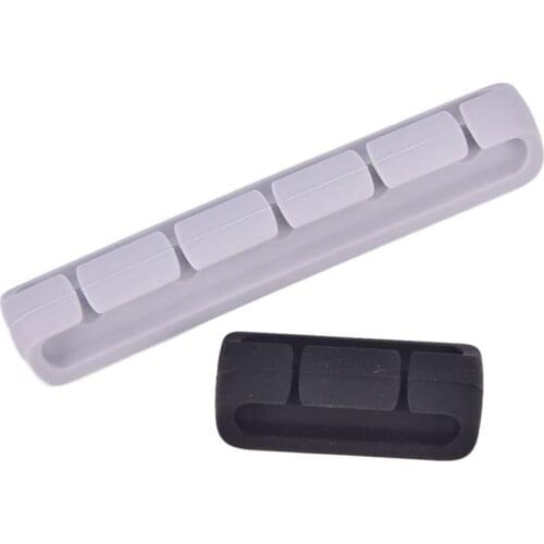 USB Cable Organizer Wire Winder Silicone Tie Fixer Wire Management organizador Cord Clip Office Desktop Phone Cables holder