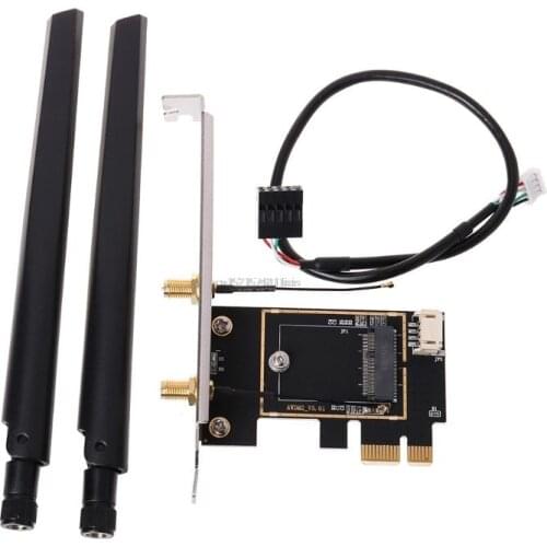 M.2 NGFF to PCI-E Converter Desktop Wireless WiFi Bluetooth Network Card Adapter Board