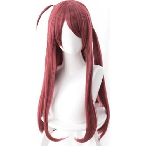 Hot ZOMBIE LAND SAGA Cosplay Wig Sakura Wig 60cm Long Hair Halloween Cospaly