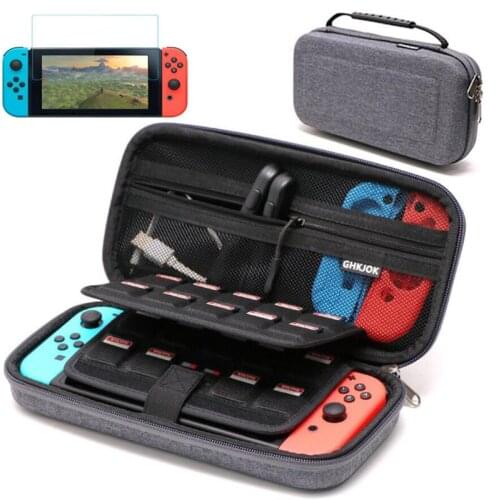 Nintend Switch Shockproof Storage Bag Case Travel Pouch For Nintendo Nitendo Switch NS Console and Accessories 21 Game Card Slot