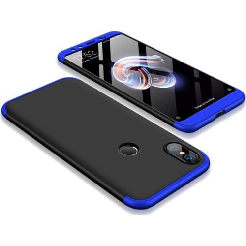 3in1 Full Body Armor Case + Tempered Glass Screen Protector Shockproof Cover For Xiaomi Mi A2 / Mi 6X / A2 Lite / Redmi 6 Pro