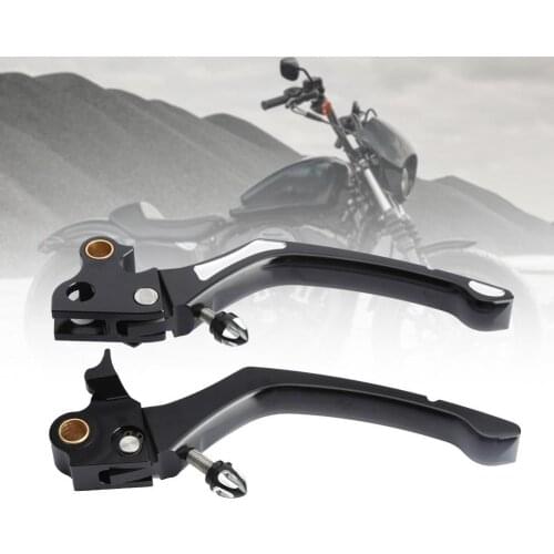 Clutch Levers Handbrake High Strength Aluminum Motorcycle Adjustbale Brake Levers for 96-14 SFTL/96-16 DYNA/96-07 FL/96-03 XL