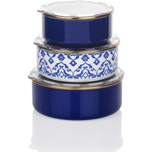 Schafer Ottoman 3'lü Storage Container Seti-6 Prç.-Lac