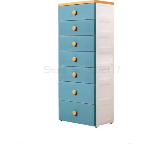 Drawer type storage cabinet household thickened baby storage cabinet childrens toy box plastic heightening chest of drawers