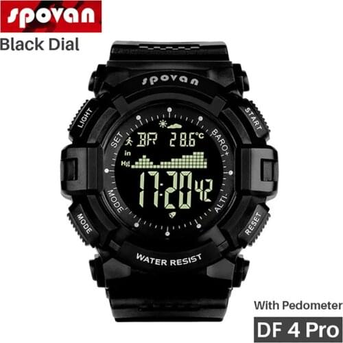 Sports Watch Outoor Climbing Smart Watch Sports Pedometer 5ATM Waterproof SmartWatch With Air Pressure Altitude Measurement