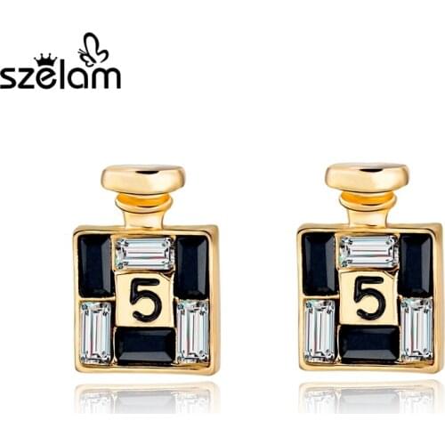 Серьги с камнями Szelam China At AliExpress