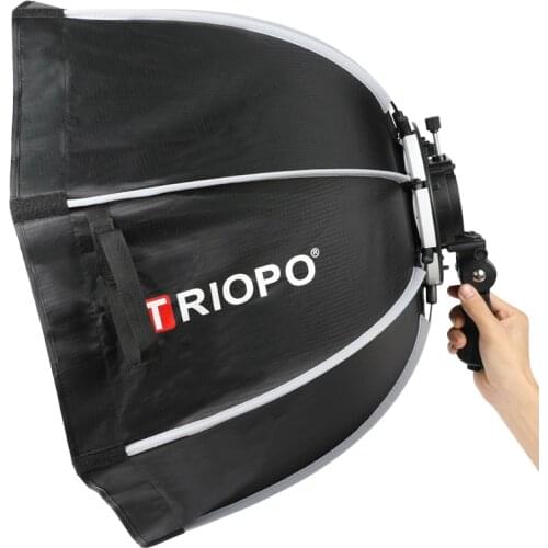 Triopo KS90/65/55cm Flash Speedlite Portable Octagon Umbrella Soft Box Diffuser Softbox for Flashlight Canon NIkon Yongnuo Godox