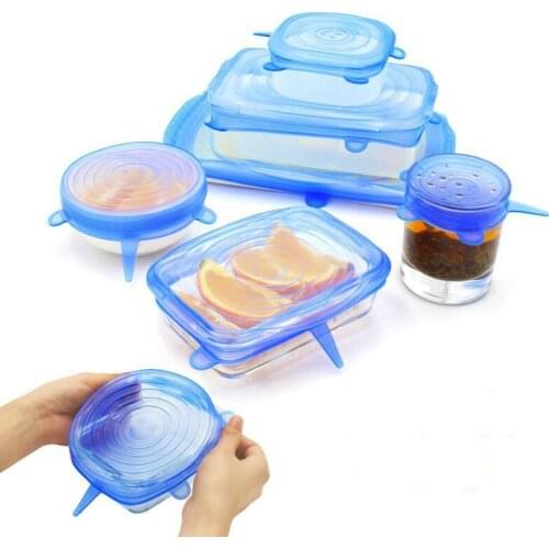 Universal Silicone Lids Stretch Suction Cover Cooking Pot Pan Silicone Cover Pan Spill Lid Stopper Home Bowl Cover mx9121030