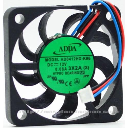 COOLING REVOLUTION AD0412HX-K96 4cm 40mm fan 4006 12V 0.08A 3-wire slim and quiet cooling fan