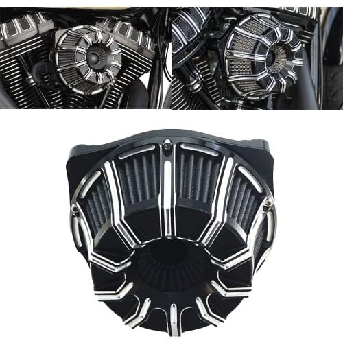 Air Filter CNC Air Cleaner For Harley Sportster XL883 1200 Dyna Fatbob Touring Street Glide FLHR Softail Heritage 1991-2021