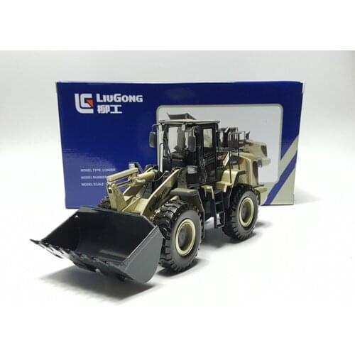 High Quality Factory New Alloy Model Toy 1:35 Liugong 856h Wheel Loader Construction Vehicles Diecast Toy Model for Gift