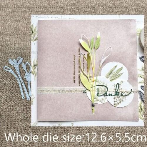 XLDesign Craft Metal Cutting Die cut dies 3pcs Wheat plant decoration scrapbooking Album Paper Card Craft Embossing die cuts