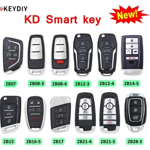 ZB07 ZB08- ZB08-4 ZB12-4 ZB12-3 ZB15 ZB16-5 ZB17 ZB14-5 ZB21-4 ZB21-5 ZB28-3 KEYDIY Smart Remote for KD-X2 KD Smart key