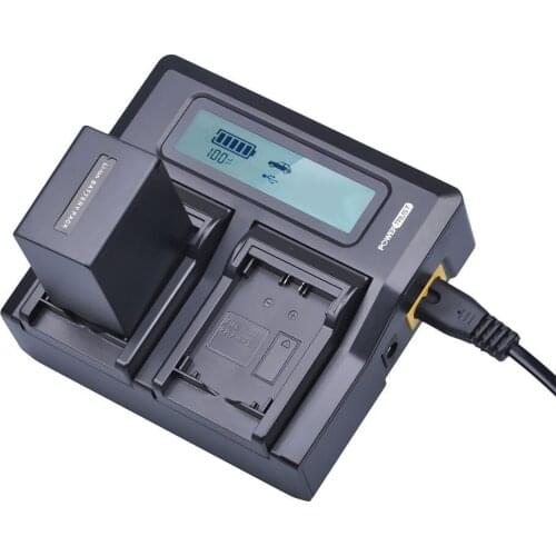 1PC 3900mAh NP-FV100 NPFV100 Battery+LCD Rapid Dual Charger for Sony DCR-SR15 SX15 FDR-AX100 HDR-CX105 HC9 PJ10 TD20V