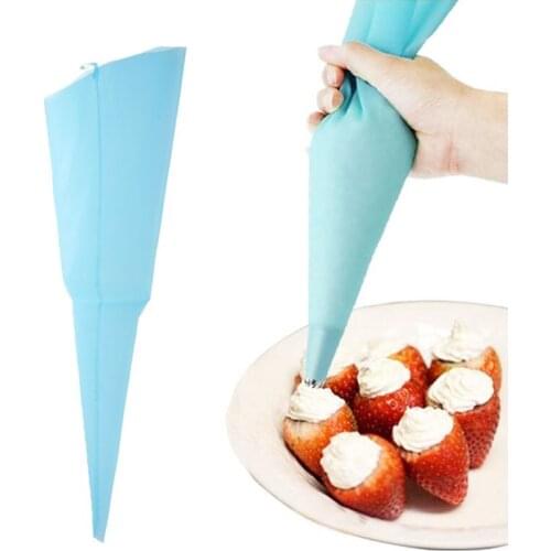 1PC Silicone Cake Pastry Bags Cookies Biscuits Dessert Icing Piping Bag Fondant Cake Decorating Pastry Tips Tool LB 148