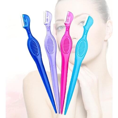 4Pcs/Set Women Eyebrow Makeup Trimmers Blade Shavers Hair Remover Facial Tools hot sale
