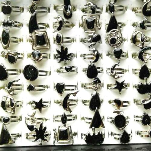 50 pcs mixed ON SALE Changable Colors Mood Rings Women/Men Hotsale Temperature Change Emotion Feeling Band Open Ring RG17