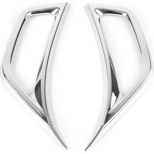 For 2018 Jeep Wrangler JL Accessories Chrome ABS Car Side Air Vent Intake Cover Trim Decoration 2Pcs