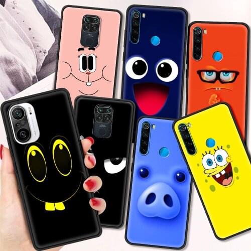 Funny Smiley Faces Shockproof Soft Cover for Redmi Note 7 8 8T 9 9S 10 Pro Luxury Case 7 7A 8 8A 9A 9C TPU Phone Case Shell