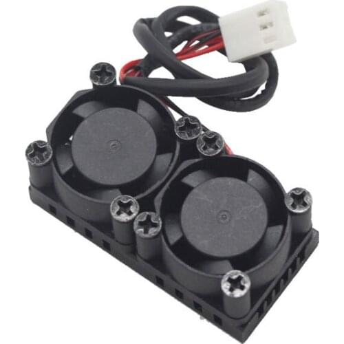 Chip heat sink with fan 25x25mm miniature size aluminum sheet North and South bridge circuit board DIY heat sink Cooler