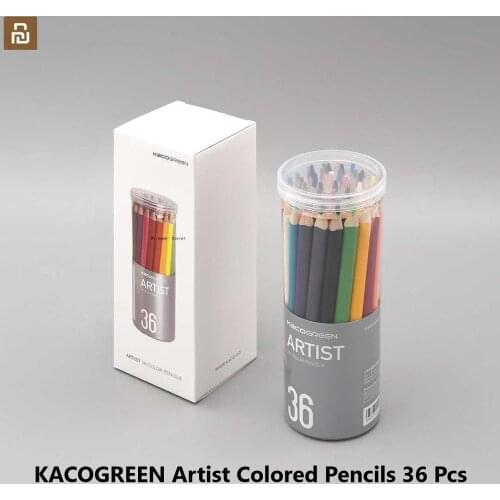 Mijia KACOGREEN Artist Colored Pencils 36 Pcs Bright Bright Vivid Basic Drawing Pencil Smooth Set 4.0mm Art Students