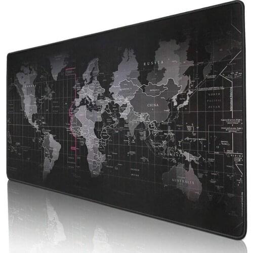 Gaming Mouse Pad Old World Map Large Lockedge Mouse Mat Keyboard Pad Desk Mat Table Mat Gamer Mousepad for Laptop Carpet mat
