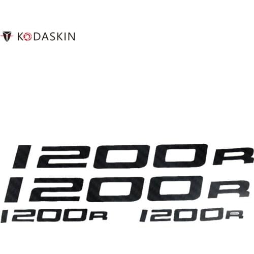 KODASKIN Carbon Stickers Decals Black Carbon Fiber for BMW 1200R