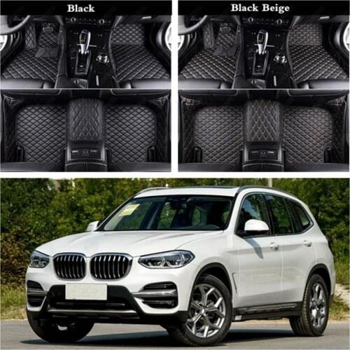 Auto Car Floor Foot Mat for BMW X3 XDrive25i XDrive28i XDrive30i M E83 F25 G01 Automobile Carpet Cover Waterproof Floor Mats